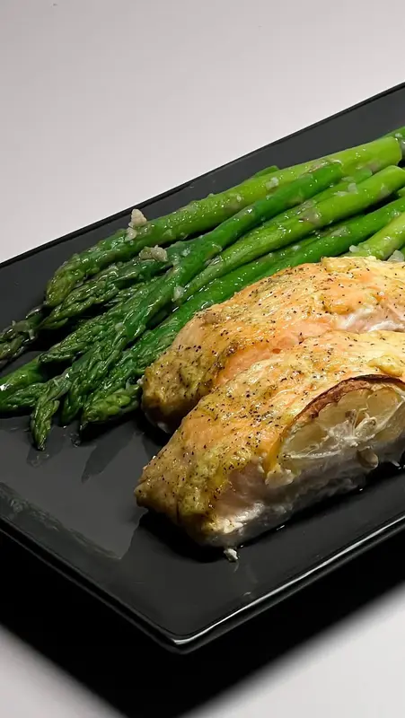 Baked salmon