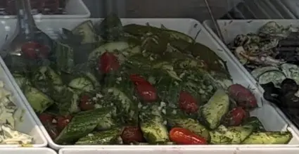 Cucumber & tomato salad